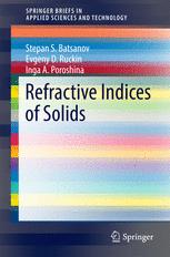 Refractive Indices Of Solids 1st Edition Stepan S Batsanov Evgeny D Ruchkin