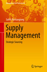 Supply Management Strategic Sourcing 1st Edition Sathit Parniangtong Auth