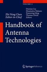 Handbook Of Antenna Technologies 1st Edition Zhi Ning Chen Duixian Liu