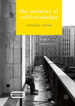 The Varieties Of Selfknowledge 1st Edition Annalisa Coliva Auth
