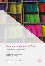 Financial Inclusion In Asia Issues And Policy Concerns 1st Edition Sasidaran Gopalan