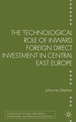 The Technological Role Of Inward Foreign Direct Investment In Central East Europe 1st Edition Johannes Stephan Auth