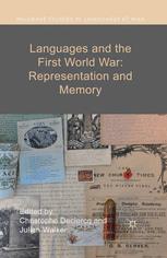 Languages And The First World War Representation And Memory 1st Edition Christophe Declercq