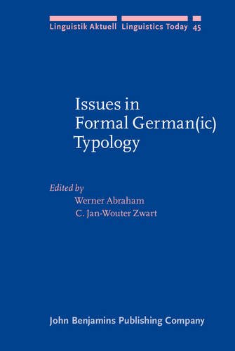 Issues In Formal Germanic Typology Werner Abraham C Janwouter Zwart