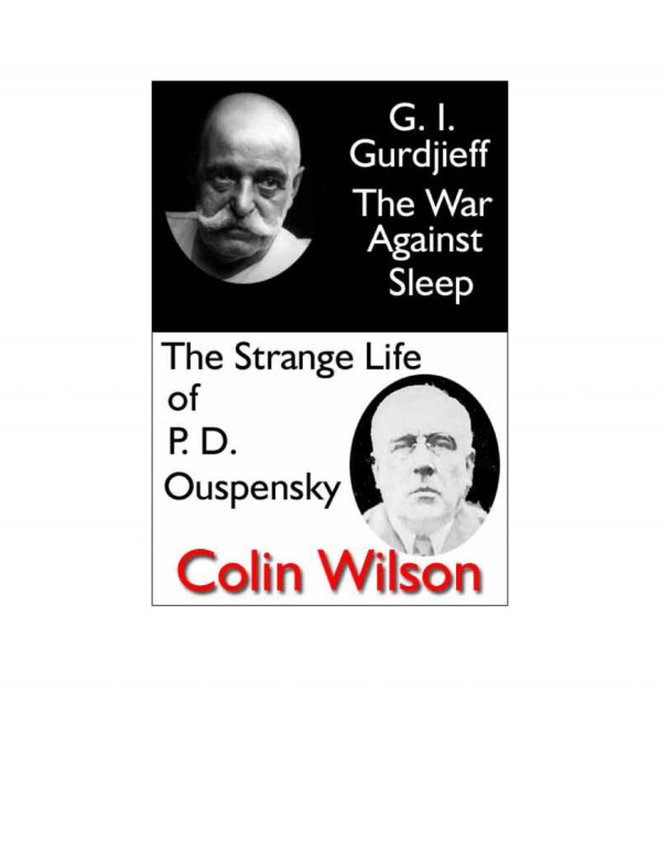 The Strange Life Of P D Ouspensky Colin Wilson