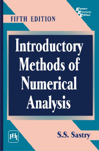 Introductory Methods Of Numerical Analysis S S Shastry