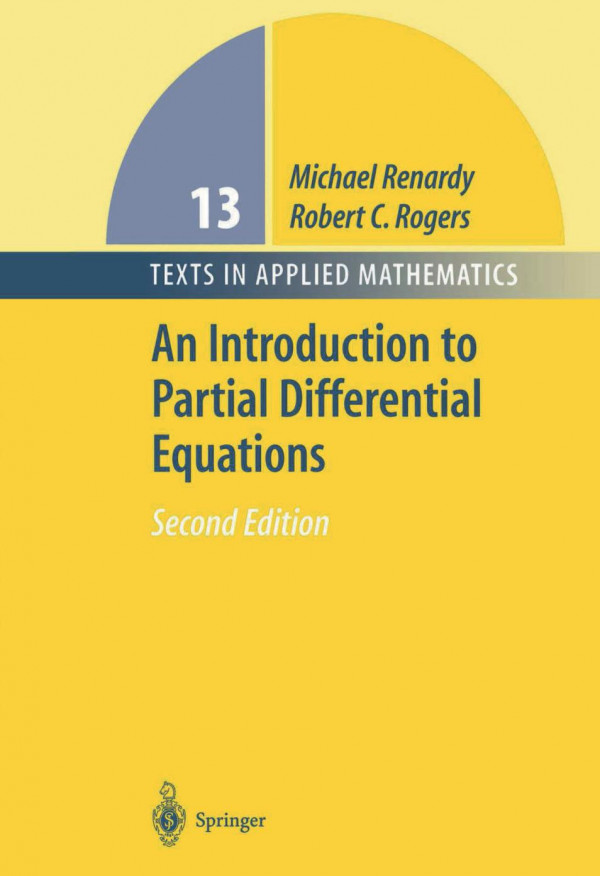 An Introduction To Partial Differential Equations 2nd Edition Michael Renardy