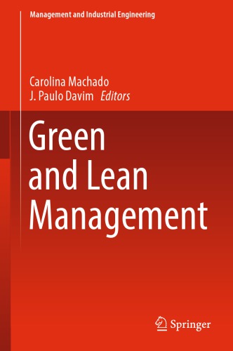 Green And Lean Management Carolina Machado J Paulo Davim Eds