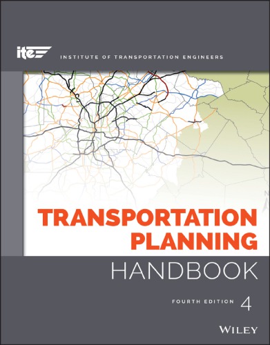 Transportation Planning Handbook Fourth Edition Meyer Michael D