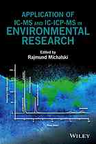 Application Of Icms And Icicpms In Environmental Research Michalski
