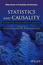 Statistics And Causality Methods For Applied Empirical Research Eye