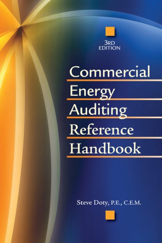Commercial Energy Auditing Reference Handbook 3rd Edition Doty