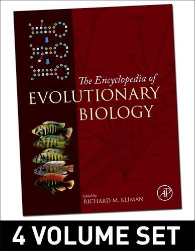 Encyclopedia Of Evolutionary Biology 1st Edition Kliman Richard M