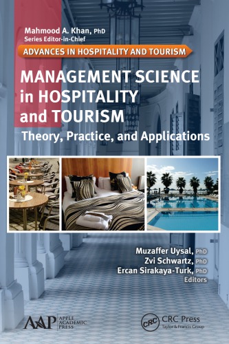 Management Science In Hospitality And Tourism Theory Practice And Applications Schwartz