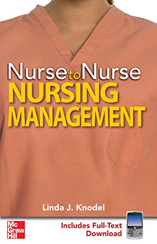 Nurse To Nurse Nursing Management 1st Edition Knodel Linda J
