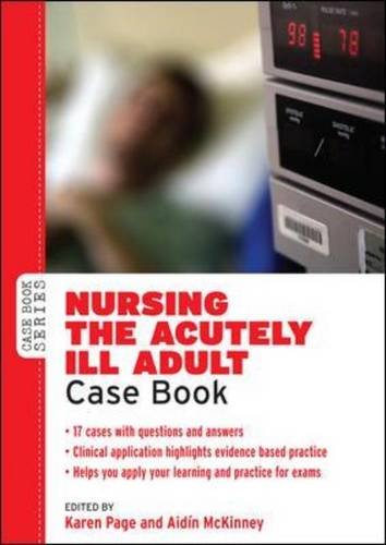 Nursing The Acutely Ill Adult New Ed Page Karen Mckinney Aidn