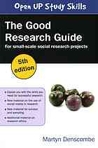 The Good Research Guide For Smallscale Research Projects 5th Edition Denscombe