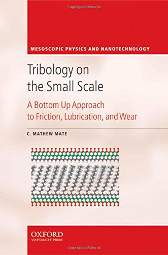 Tribology On The Small Scale A Bottom Up Approach To Friction Lubrication And Wear 1st Edition C Mathew Mate