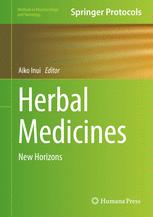 Herbal Medicines New Horizons 1st Edition Aiko Inui Eds