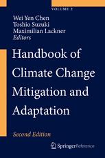 Handbook Of Climate Change Mitigation And Adaptation Weiyin Chen