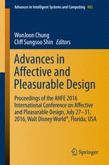 Advances In Affective And Pleasurable Design Proceedings Of The Ahfe 2016 International Conference On Affective And Pleasurable Design July 2731 2016 Walt Disney World Florida Usa 1st Edition Wonjoon Chung