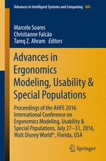 Advances In Ergonomics Modeling Usability Amp Special Populations Proceedings Of The Ahfe 2016 International Conference On Ergonomics Modeling Usability Amp Special Populations July 2731 2016 Walt Disney World Florida Usa 1st Edition Marcelo Soares