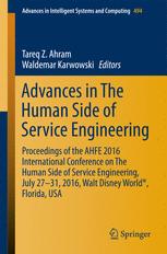 Advances In The Human Side Of Service Engineering Proceedings Of The Ahfe 2016 International Conference On The Human Side Of Service Engineering July 2731 2016 Walt Disney World Florida Usa 1st Edition Tareq Z Ahram