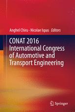 Conat 2016 International Congress Of Automotive And Transport Engineering 1st Edition Anghel Chiru