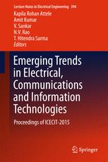 Emerging Trends In Electrical Communications And Information Technologies Proceedings Of Icecit2015 1st Edition Kapila Rohan Attele
