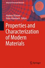 Properties And Characterization Of Modern Materials 1st Edition Andreas Chsner