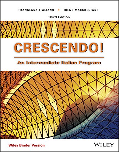 Crescendo An Intermediate Italian Program 3rd Edition Francesca Italiano