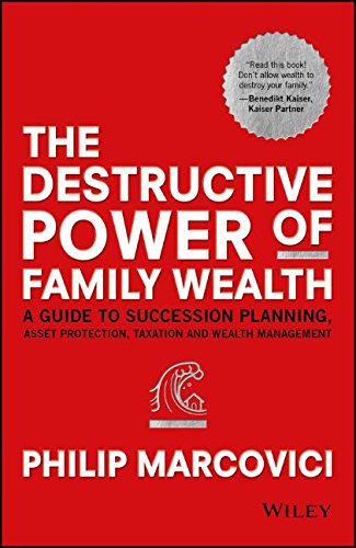 The Destructive Power Of Family Wealth A Guide To Succession Planning Asset Protection Taxation And Wealth Management 1st Edition Philip Marcovici