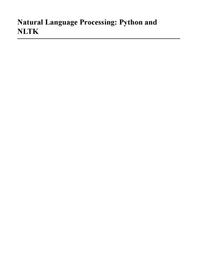 Natural Language Processing Python And Nltk Nitin Hardeniya
