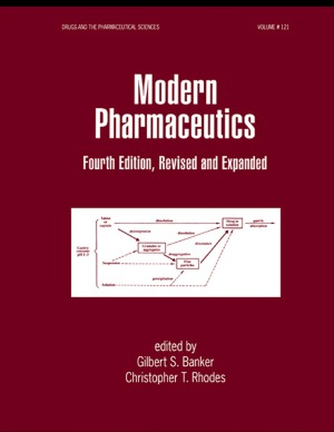 Modern Pharmaceutics 4th Edition Gilbert S Banker Christopher T Rhodes Eds