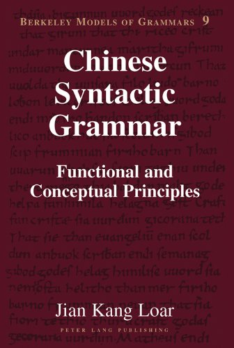 Chinese Syntactic Grammar Functional And Conceptual Principles 1st Edition Jian Kang Loar