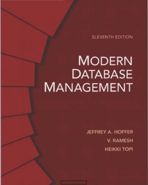 Modern Database Management 11th Edition Jeffrey A Hoffer V Ramesh