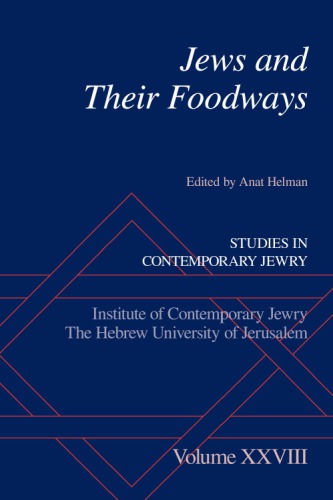 Jews And Their Foodways Anat Helman Ed