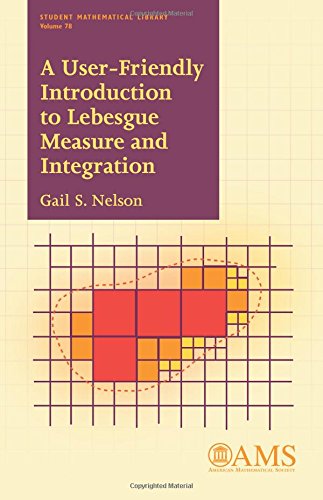 A Userfriendly Introduction To Lebesgue Measure And Integration Gail S Nelson