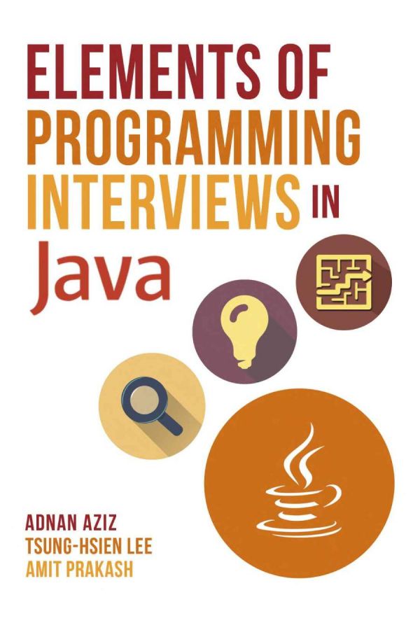 Elements Of Programming Interviews In Java 2nd Edition Adnan Aziz