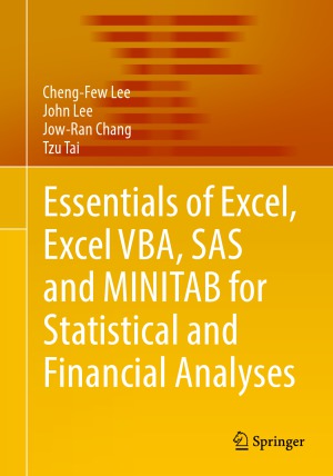 Essentials Of Excel Excel Vba Sas And Minitab For Statistical And Financial Analyses Cf Lee