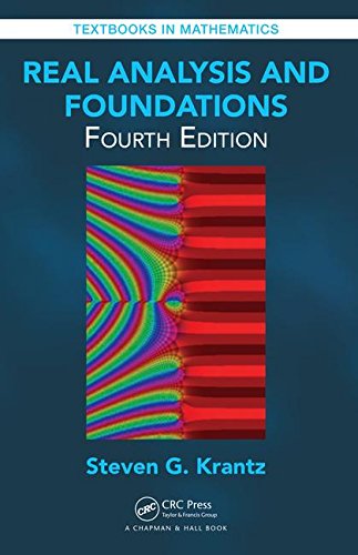 Real Analysis And Foundations 4th Edition Steven G Krantz