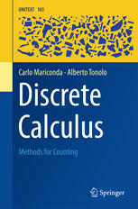 Discrete Calculus Methods For Counting 1st Edition Carlo Mariconda