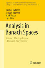 Analysis In Banach Spaces Volume I Martingales And Littlewoodpaley Theory 1st Edition Tuomas Hytnen