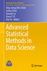 Advanced Statistical Methods In Data Science 1st Edition Dinggeng Chen