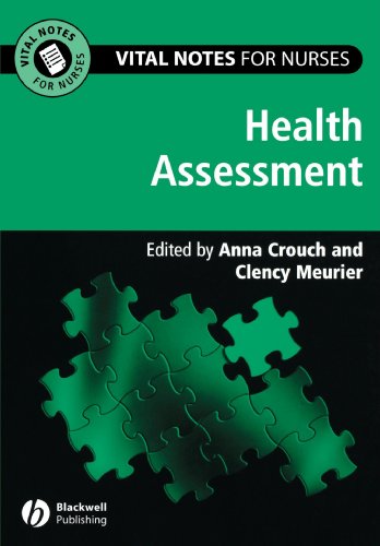 Health Assessment 1st Edition Crouch Anna T Meurier Clency