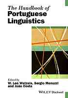 The Handbook Of Portuguese Linguistics 1st Edition W Leo Wetzels