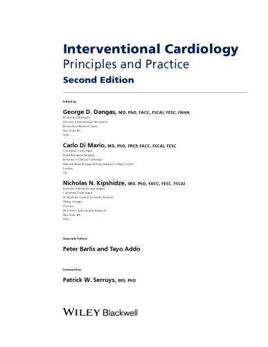 Interventional Cardiology Principles And Practice Second Edition Dangas