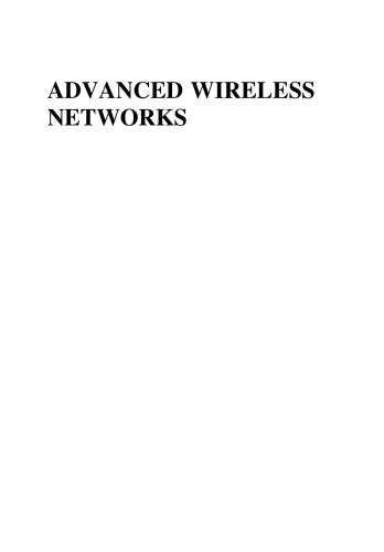 Advanced Wireless Networks Technology And Business Models Third Edition Glisic