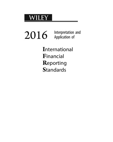 Wiley Ifrs 2016 Pkf International Ltd