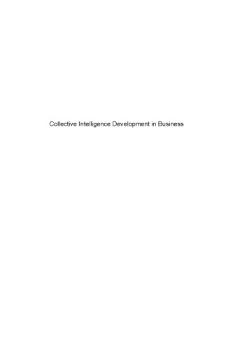 Collective Intelligence Development In Business 1st Bouvard Patricia Suzanne